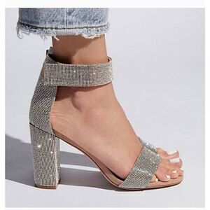 Jeffrey Campbell Lindsay Sandal/Nude Pump 7.5
